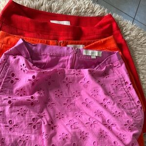 LOFT mini skirts bundle (3) all size 4